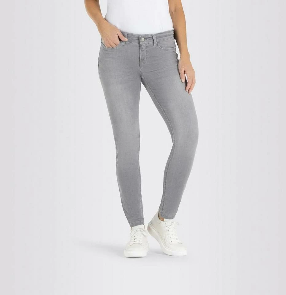 Budget ⭐ MAC Regular-fit-Jeans »MAC Dream Skinny Damen 👖 Jeans Hose upcomming grey wash Art.Nr. 0355L540290 D353« 🤩 – Bild 5