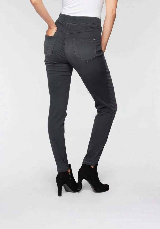 Rabatt 🥰 MAC Thermojeans »Cosy-Legging« Dekorative Teilungsnähte strecken das Bein Dark grey industrial wash, Black rinsed wash, Dark blue rinsed wash ❤️ – Bild 9