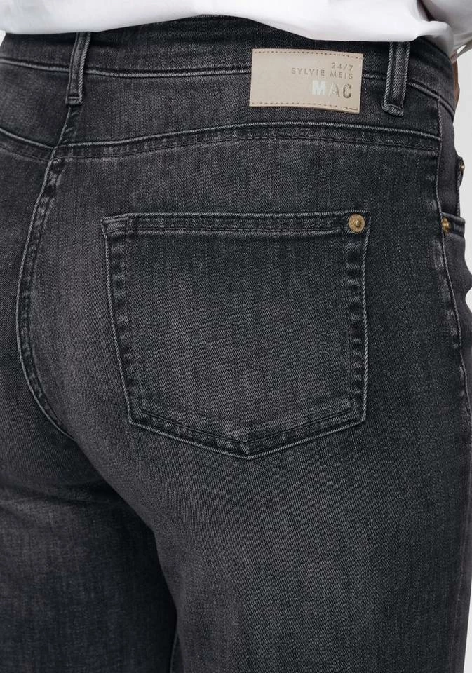 Bester Verkauf 🔥 MAC Weite 👖 Jeans »Rich-Culotte Sylvie Meis« Culotte-Schnitt mit Sylvie Meis Fashion dark blue rinsed, Mid blue authentic used, Light blue wash, Dark grey modern black wash 💯 – Bild 4