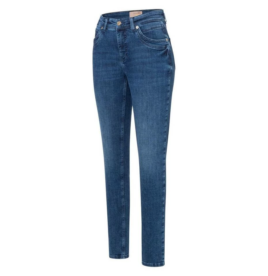 Top 10 🌟 MAC 5-Pocket-Jeans »Mel 2620-90-0389L« Fashion rinsed (D683), Dark blue modern wash (D696) 🌟 – Bild 4
