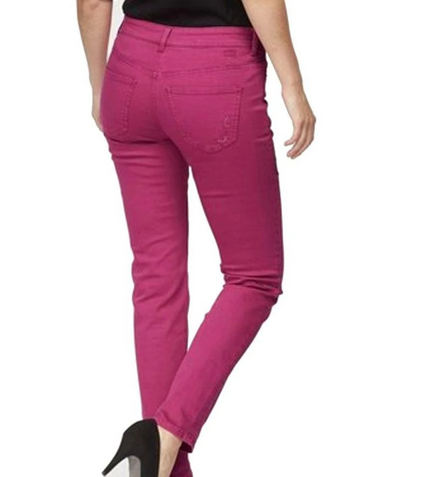 Budget 🎉 MAC Regular-fit-Jeans »MAC Angela Power-Jeans modische Damen Freizeit-Hose im 5-Pocket-Style Mode-Hose Magenta« 🔔 – Bild 3