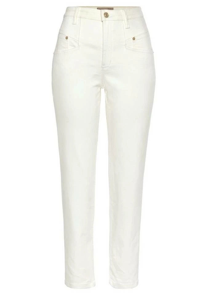 Blitzangebot 🎉 MAC Ankle-Jeans »Rich-Carrot Sylvie Meis« Krempelbarer Karotten-Schnitt von MAC mit Sylvie Meis Blue authentic used wash, Super bright blue stone wash, Dark blue used wash, Dark blue fashion rinsed 👍 – Bild 19