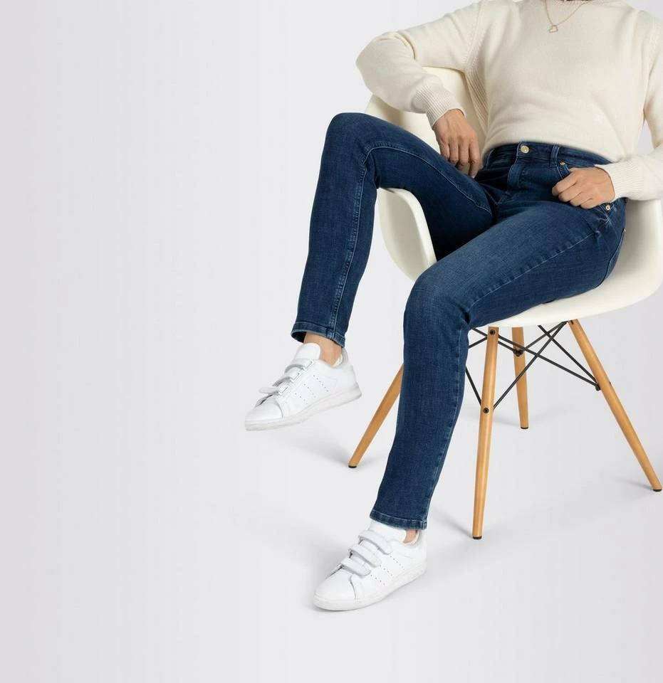 Coupon 🧨 MAC Stretch-Jeans »MAC MEL dark blue modern wash 2620-90-0389L D696« 👍 – Bild 10