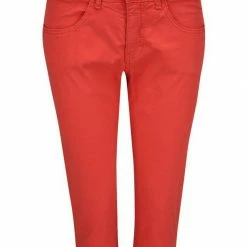 Angebote 👍 MAC Stretch-Jeans »MAC CAPRI 🌞 summer clean red 5917-00-0413-891R« 🔔