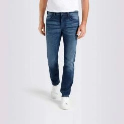 Am billigsten 🧨 MAC 5-Pocket-Jeans »MAC BEN dark indigo heavy wash 0384-00-0982L H687« 👍