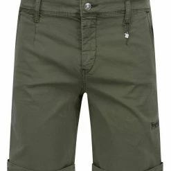 Am billigsten 🔥 MAC Stretch-Jeans »MAC RICH CARGO SHORTY light 🌞 summer green 2380-01-0« 🎉