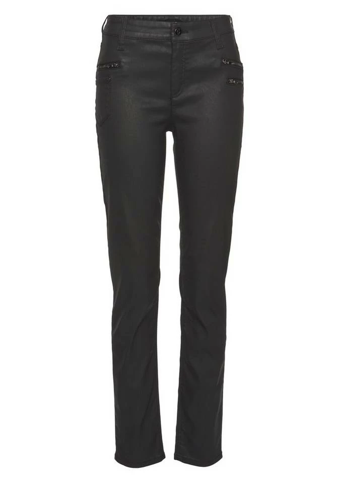 Top 10 🥰 MAC Slim-fit-Jeans »Slim-Funktion« Beschichtetes Materail mit dekorativen Reißverschlüssen und Nieten 🛒 – Bild 5