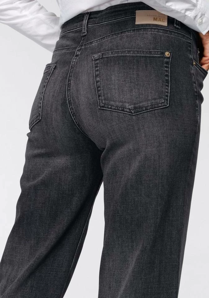 Bester Verkauf 🔥 MAC Weite 👖 Jeans »Rich-Culotte Sylvie Meis« Culotte-Schnitt mit Sylvie Meis Fashion dark blue rinsed, Mid blue authentic used, Light blue wash, Dark grey modern black wash 💯 – Bild 3
