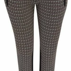 Bestpreis 🤩 MAC Stretch-Jeans »MAC VISION PANTS check brown line pepita 5255-00-0« 🧨