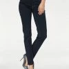 Blitzangebot 🔔 MAC 5-Pocket-Jeans »Angela« Die Schmale Mid blue main wash, Authentic black-black wash, Dark blue rinsed 🤩