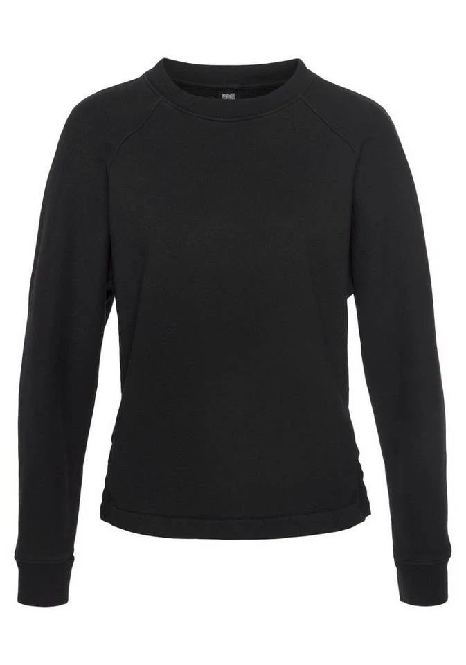 Aktion 😉 MAC Sweatshirt »Sweater Future« Im Rücken kürzer geschnitten als vorne Dark kahki green, Black 👏 – Bild 7