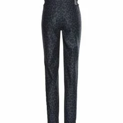 Billig 👏 MAC Regular-fit-Jeans »MAC Melanie Stretch-Jeans wilde Damen Straight Leg Hose mit Allover-Animalprint Freizeit-Hose Grau« 🥰