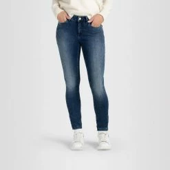 Aktion 🛒 MAC Bequeme 👖 Jeans »Mac / Da.Jeans / DREAM SKINNY« D676 medium blue authentic, D838 dark blue basic washed 🎉