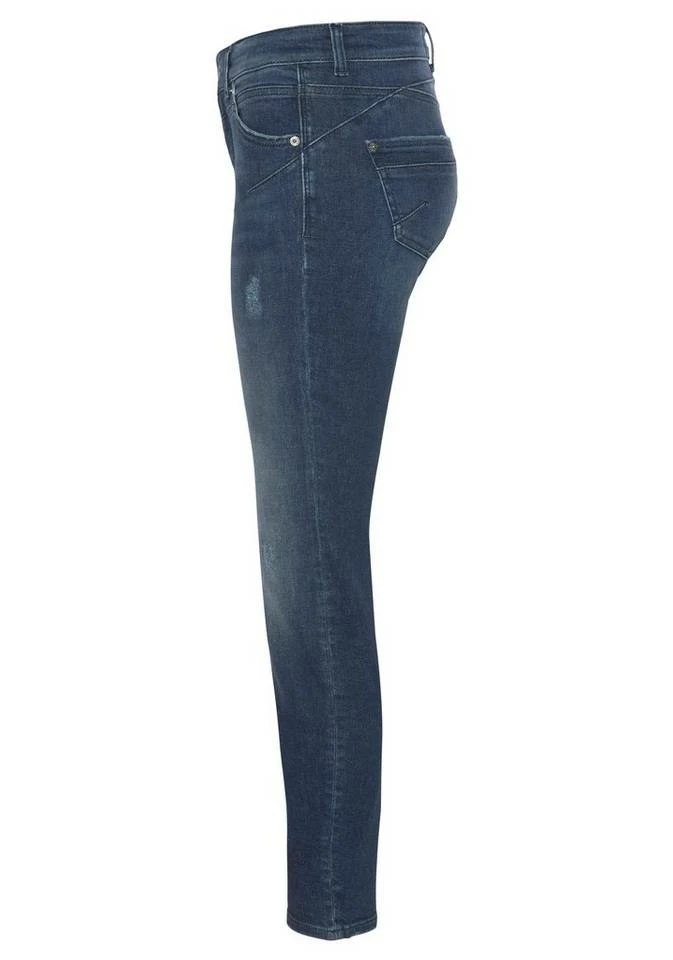 Rabatt 🧨 MAC Slim-fit-Jeans »Rich-Slim-Hanf« Besondere Teilungsnähte im Rücken sorgen für einen Push-Up Effekt Ash grey destroyed authentic wash, Mid blue destroyed authentic wash 😍 – Bild 7