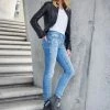 Aktion 🛒 MAC Skinny-fit-Jeans »Dream Skinny Sylvie Meis« Skinny-Fit MAC -Jeans mit Sylvie Meis Dk.blue basic wash, Mid blue authentic wash, Mid blue authenitc wash, Black authentic used ✔️