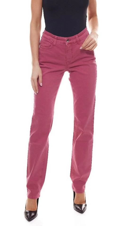 Budget 🎉 MAC Regular-fit-Jeans »MAC Angela Power-Jeans modische Damen Freizeit-Hose im 5-Pocket-Style Mode-Hose Magenta« 🔔 – Bild 2