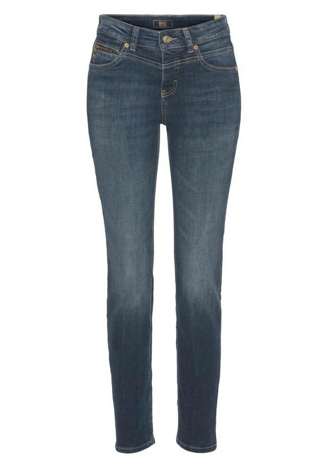 Beste Bewertungen von 🧨 MAC Ankle-Jeans »Rich-Slim Chic« Hinten etwas länger als vorne geschnitten Blue fashion rinsed, Dark blu net wash (D671), Black-black, Authentic super light blue 😉 – Bild 27