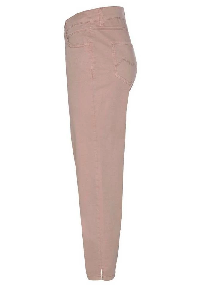 Brandneu 🎁 MAC 7/8-Jeans »Melanie 7/8« Stickerei und Nietenbesatz an den Gesäßtaschen Old rose, Navy dark blue, White 🤩 – Bild 7