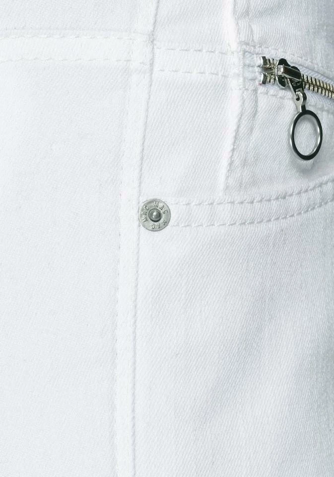 Beste Bewertungen von 🧨 MAC Ankle-Jeans »Rich-Slim Chic« Hinten etwas länger als vorne geschnitten Blue fashion rinsed, Dark blu net wash (D671), Black-black, Authentic super light blue 😉 – Bild 9