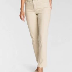 Coupon ❤️ MAC Slim-fit-Jeans »Melanie Pipe Push-Up« Formgebender Einsatz und Teilungsnähte sorgen für den besonderen Push-Up Effekt Light blue authentic wash, Golden terra beige, White denim, Purple velvet 😀