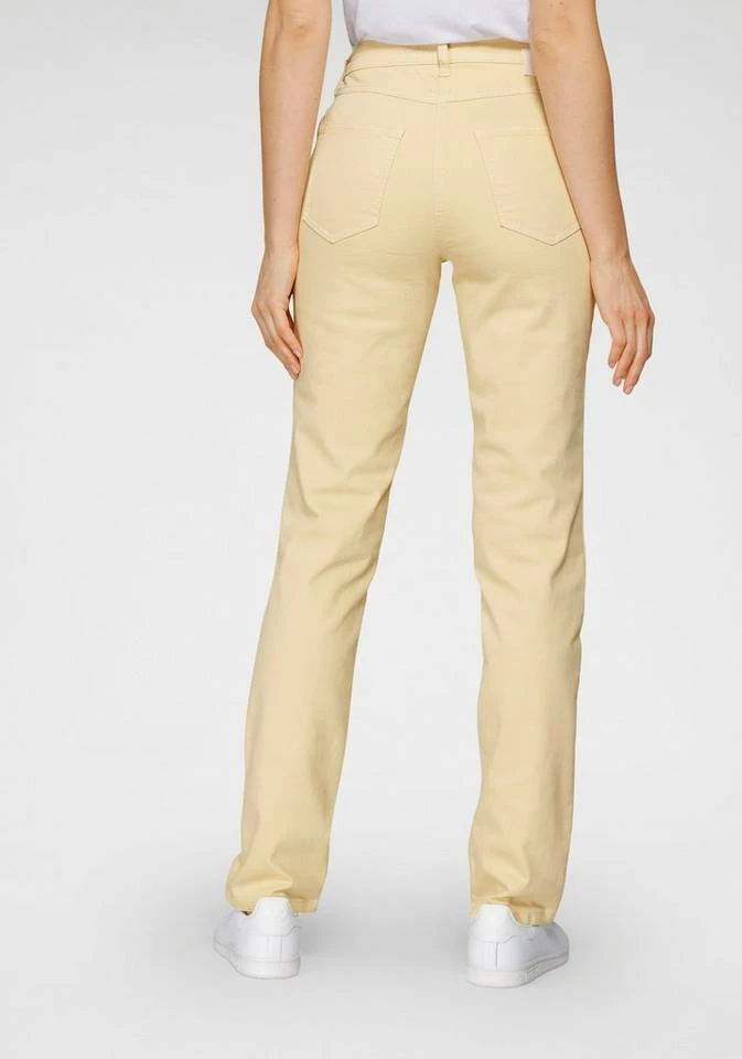 Neu ✔️ MAC Stretch-Jeans »Melanie« Gerade geschnitten Dark blue rinsed, New basic wash, Black-black, Vanilla yellow 👍 – Bild 11