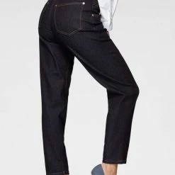 Blitzangebot 🎉 MAC Ankle-Jeans »Rich-Carrot Sylvie Meis« Krempelbarer Karotten-Schnitt von MAC mit Sylvie Meis Blue authentic used wash, Super bright blue stone wash, Dark blue used wash, Dark blue fashion rinsed 👍