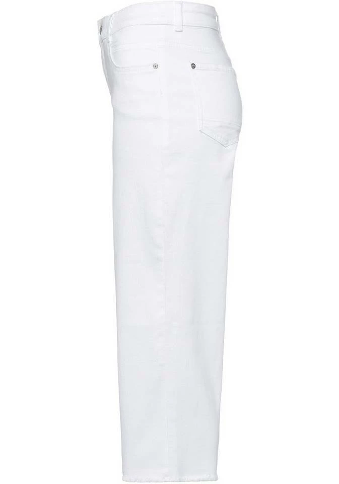 Bestes Angebot ⌛ MAC Weite 👖 Jeans »Greta Fringes« Weite Form mit abgesteppten Fransen 🥰 – Bild 6