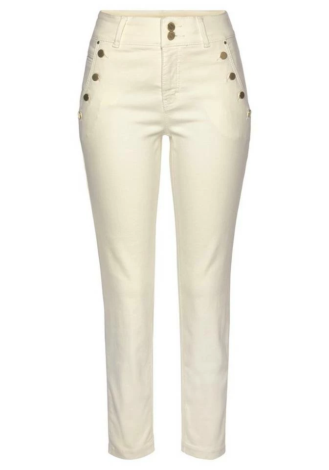 Besorgen 😀 MAC Ankle-Jeans »Dream Slim Button« Dekorative Knöpfe in der Front geben den neuen Look 🔔 – Bild 3