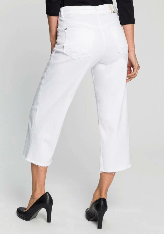 Bestes Angebot ⌛ MAC Weite 👖 Jeans »Greta Fringes« Weite Form mit abgesteppten Fransen 🥰 – Bild 2