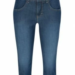 Coupon 🤩 MAC Stretch-Jeans »MAC CAPRI midblue used washed 5917-90-0353 D570« 😍