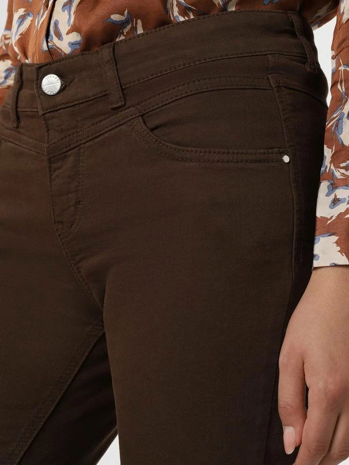 Auslauf 🔔 MAC Röhrenhose »Dream Slim« Melange, Oliv, Schoko 😀 – Bild 4