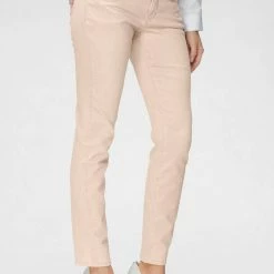 Schlussverkauf 🤩 MAC Slim-fit-Jeans »Rich-Slim Terra« Formgebender Sattel vorne und hinten in besonders ökologischer Waschung Light red stonewash, Light beige stone washed 🛒