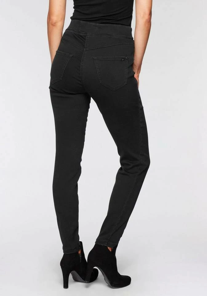 Rabatt 🥰 MAC Thermojeans »Cosy-Legging« Dekorative Teilungsnähte strecken das Bein Dark grey industrial wash, Black rinsed wash, Dark blue rinsed wash ❤️ – Bild 10
