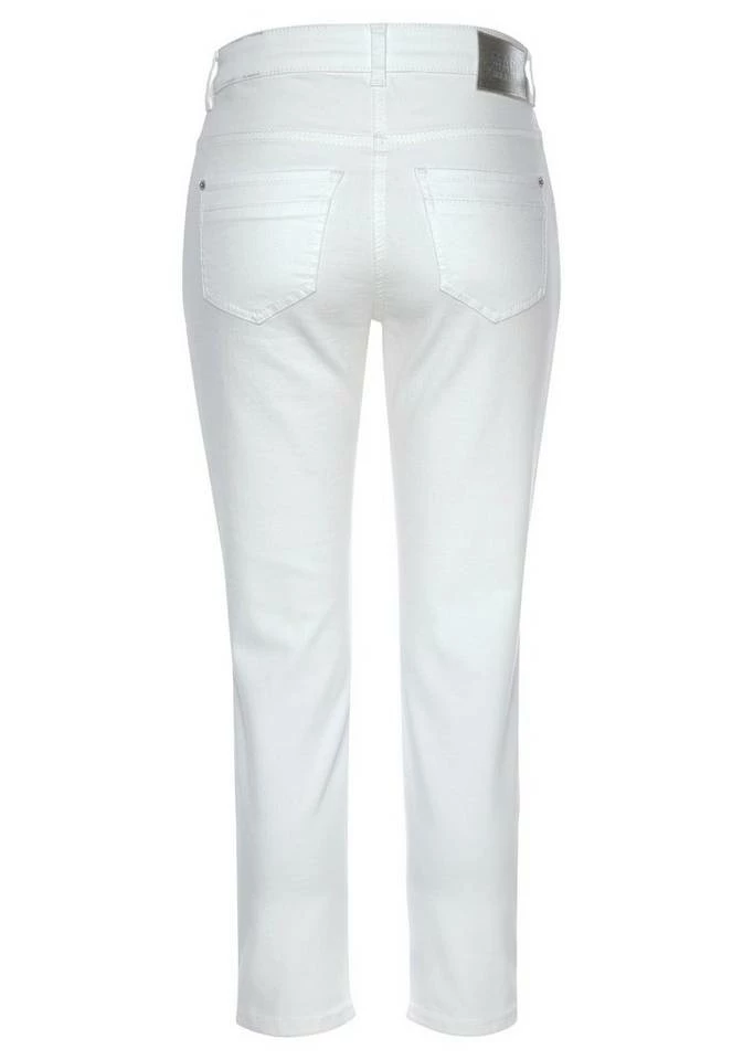 Beste Bewertungen von 🧨 MAC Ankle-Jeans »Rich-Slim Chic« Hinten etwas länger als vorne geschnitten Blue fashion rinsed, Dark blu net wash (D671), Black-black, Authentic super light blue 😉 – Bild 7