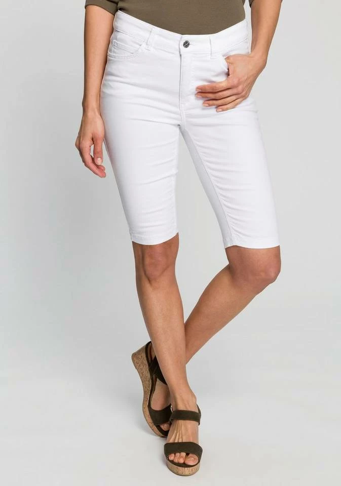 Top 10 👍 MAC 👖 Jeansbermudas »Dream Bermudas« Krempelbarer gerader Schnitt White denim, Lt.fashion blue authentic ✔️ – Bild 9