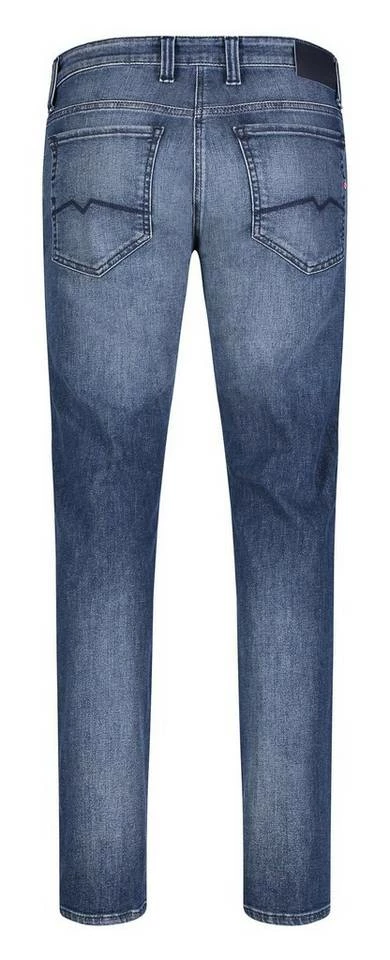 Aktion 😉 MAC 5-Pocket-Jeans »MAC ARNE LEATHER history blue used 0516-00-1973L« 🤩 – Bild 2