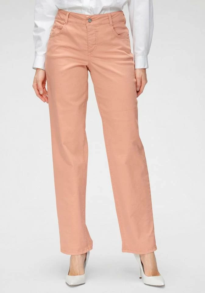 Am billigsten 🤩 MAC Bequeme 👖 Jeans »Gracia« Passform feminine fit White denim, Black-black, Cream peach wash, Blue stonewashed 👍