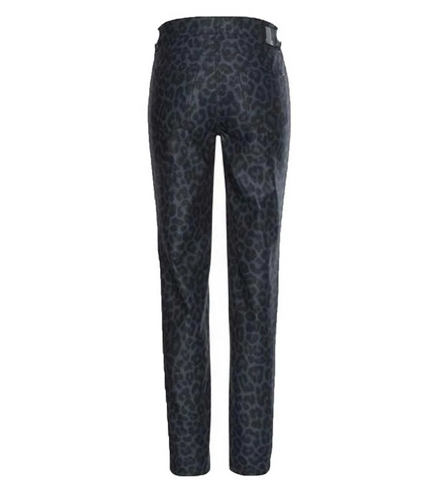 Billig 👏 MAC Regular-fit-Jeans »MAC Melanie Stretch-Jeans wilde Damen Straight Leg Hose mit Allover-Animalprint Freizeit-Hose Grau« 🥰 – Bild 3