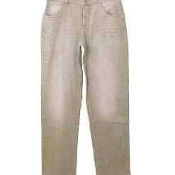 Aktion 😉 MAC Regular-fit-Jeans »MAC Hose Straight-Leg Gracia modische Damen 👖 Jeans im 5-Pocket-Stil Denim-Hose Grau/Braun« 🛒