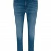 Bestpreis ✔️ MAC Stretch-Jeans »MAC ANGELA mid blue main wash 5240-97-0380L D546« 🛒