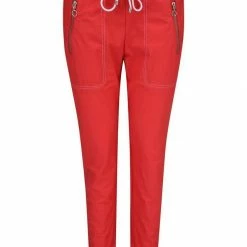 Bester Verkauf 🌟 MAC Stretch-Jeans »MAC EASY scarlet red 3020-03-0168 892« 😀