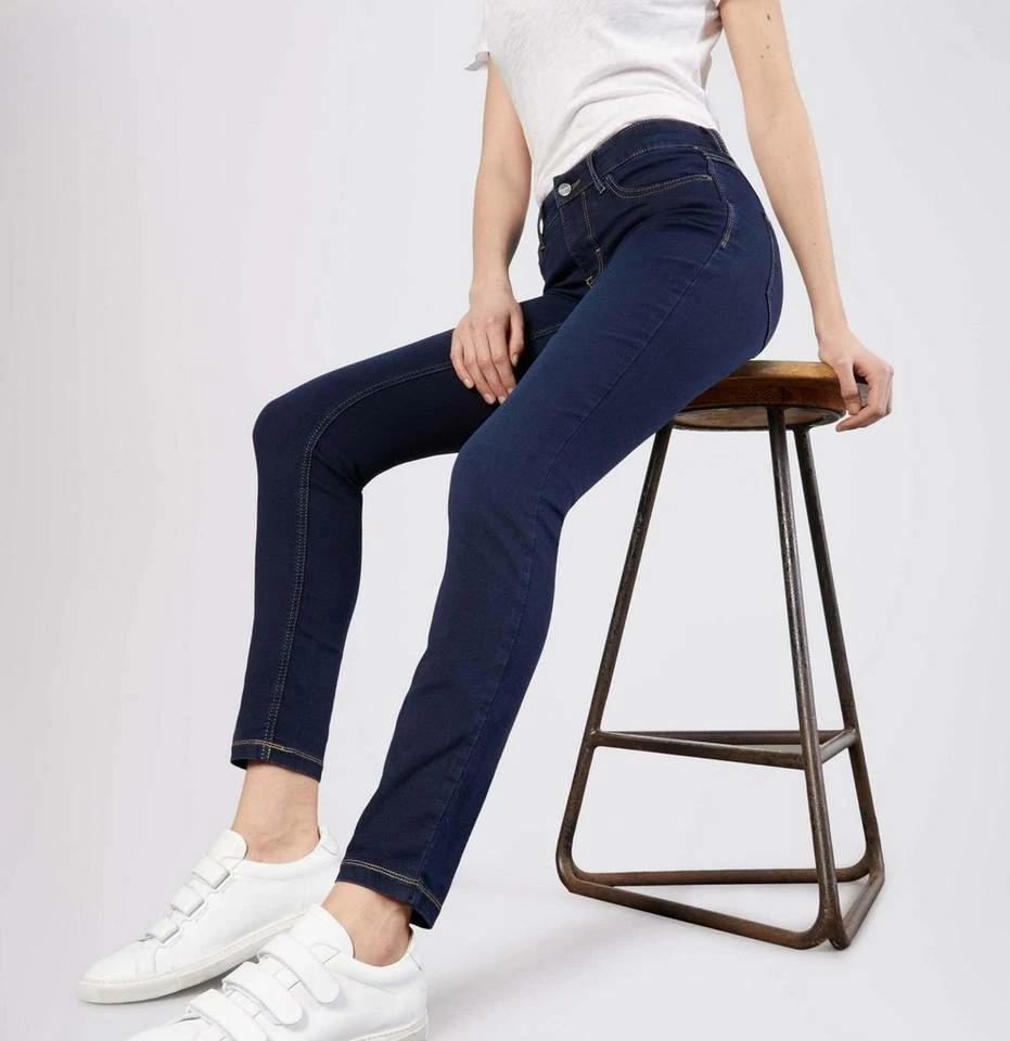 Am billigsten 🥰 MAC Regular-fit-Jeans »MAC Dream Skinny Damen 👖 Jeans Hose 0355l540290 D826« 😉 – Bild 8