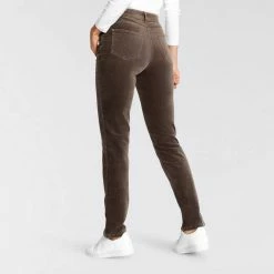 Auslauf ⭐ MAC Stretch-Jeans »Melanie Velvet« In weicher und elastischer Velvet-Qualität Fawn brown, Sand beige 🌟