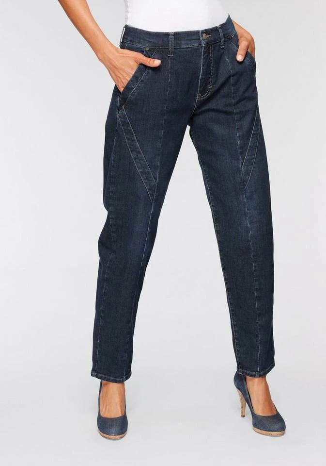 Neu 🌟 MAC Gerade 👖 Jeans »Luna« Chino-Eingrifftaschen und besondere Dekonähte ⭐