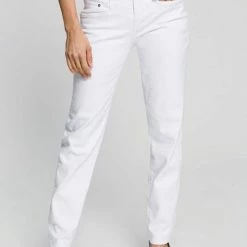 Rabatt 🧨 MAC Ankle-Jeans »Rich-Carrot« Besondere Taschenlösung sorgt für eine schlanke Optik Super bright blue stonewash, White denim, Vintage blue destroyed, Mid blue used heavy wash ❤️