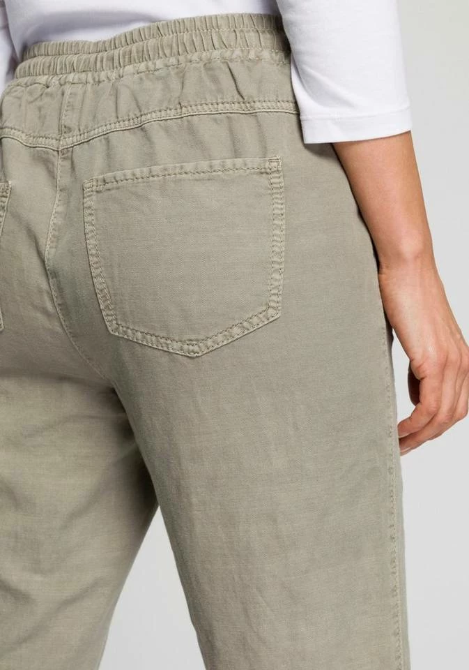 Bestes Angebot 🛒 MAC Leinenhose »Easy-Chino« Unifarbener Galon an den Seitennähten Ivory | Ivory | Ivory | Ivory, Green tea khaki, Weiß | Weiß | Weiß | Weiß, Marine | Marine | Marine | Marine ✨ – Bild 3