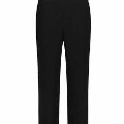 Budget ❤️ MAC Stoffhose »MAC Chiara 🌞 Summer Business-Hose elegante Damen Webhose Ausgeh-Hose mit Leinenanteil Schwarz« 😍