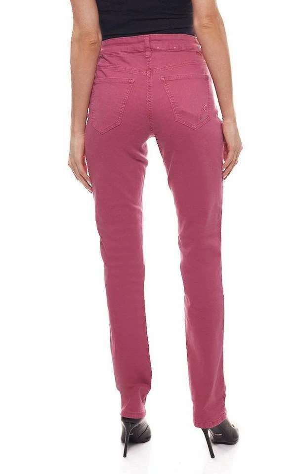 Budget 🎉 MAC Regular-fit-Jeans »MAC Angela Power-Jeans modische Damen Freizeit-Hose im 5-Pocket-Style Mode-Hose Magenta« 🔔 – Bild 4