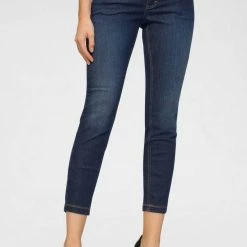 Bestpreis ⭐ MAC Slim-fit-Jeans »Dream Slim« Fromgebender Sattel vorne und im Rücken Dark curry, Black-black, Basic blue used, Fashion blue rinsed 🛒