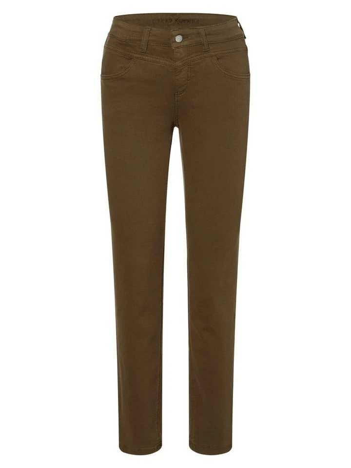 Auslauf 🔔 MAC Röhrenhose »Dream Slim« Melange, Oliv, Schoko 😀 – Bild 11